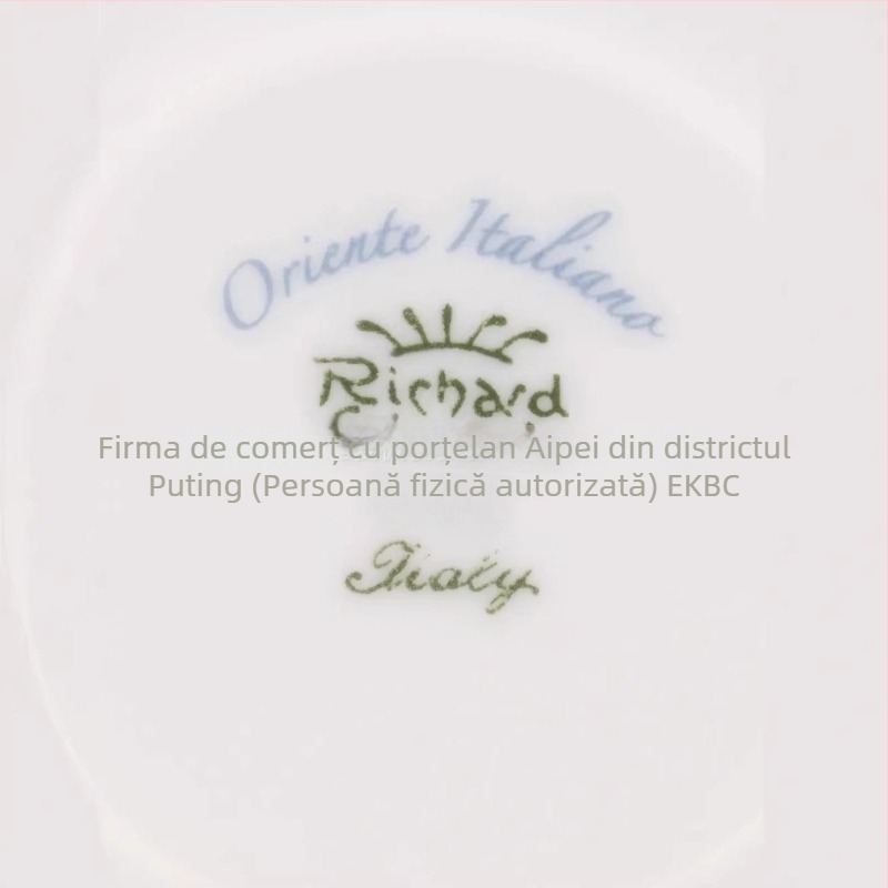 Ginor 1735 Artă Orientală cană de cafea și cană de lapte – veselă de masă cu lux discret, set complet