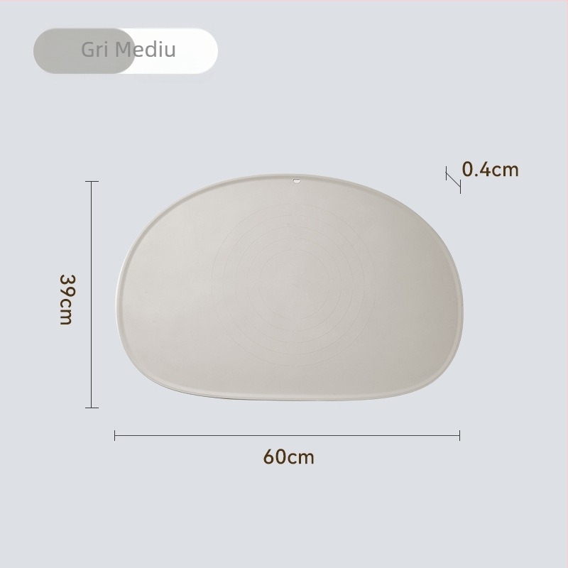Covoraș din silicon pentru frământat aluatul, mat de copt din silicon, gros pentru întins aluatul