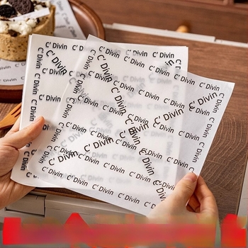 Hârtie de copt cu strat absorban de ulei, acoperire fără fluor, rezistentă la ulei, pentru cartofi prăjiți, pui prăjit, burgeri și pâine
