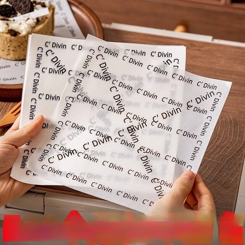 Hârtie de copt cu strat absorban de ulei, acoperire fără fluor, rezistentă la ulei, pentru cartofi prăjiți, pui prăjit, burgeri și pâine