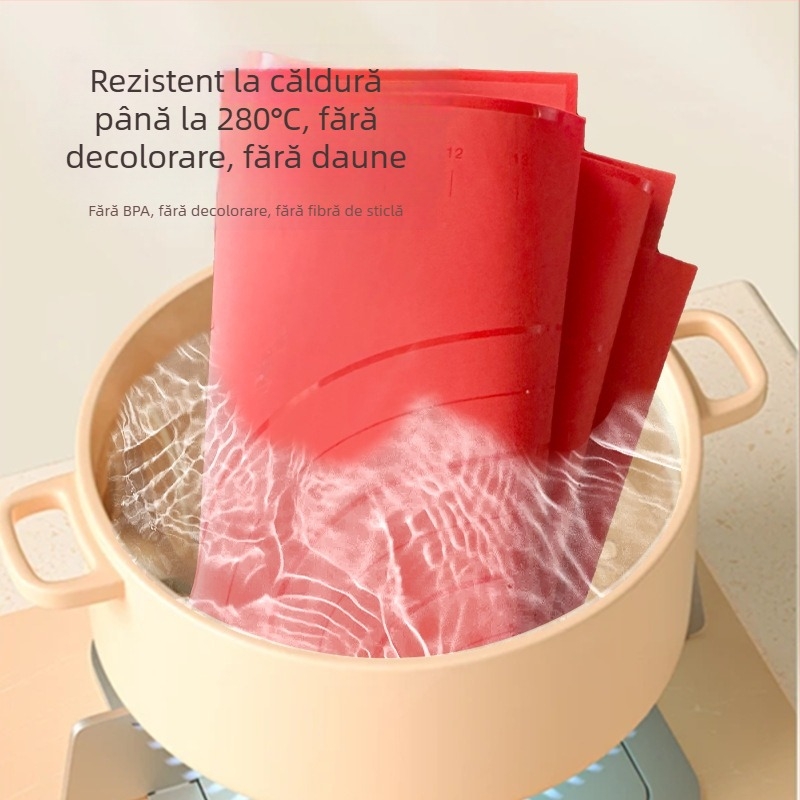 Covoraș mare din silicon pentru întinderea aluatului și coacere, silicon alimentar