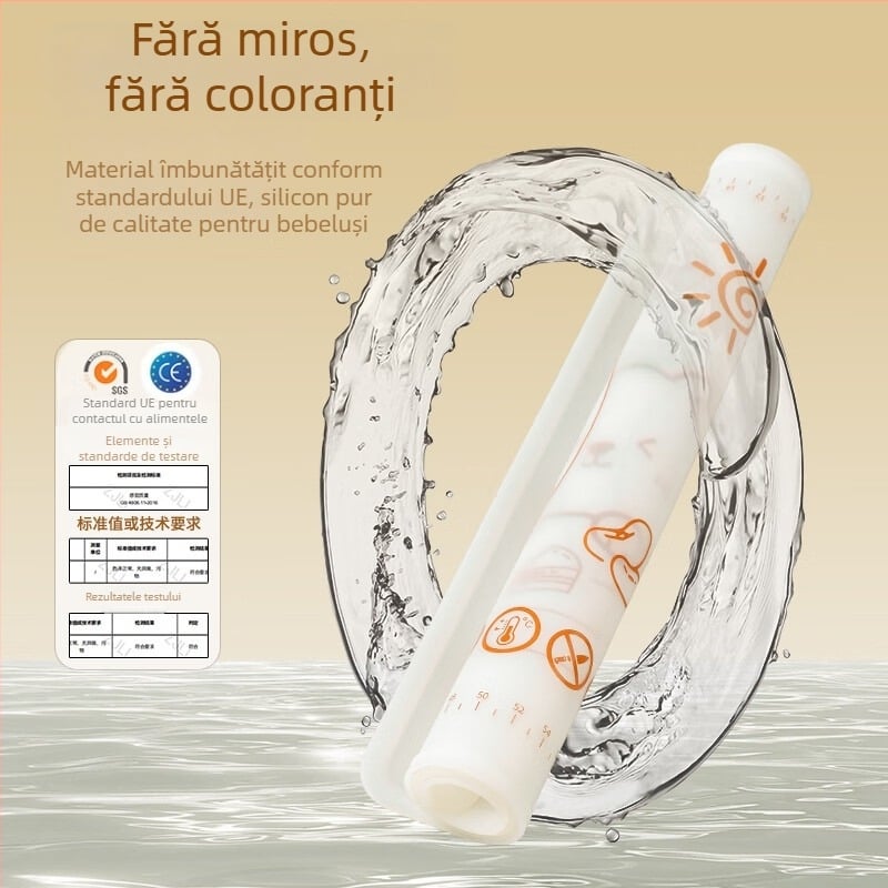 Covoraș transparent din silicon pentru frământat aluatul, de calitate alimentară, potrivit pentru bebeluși