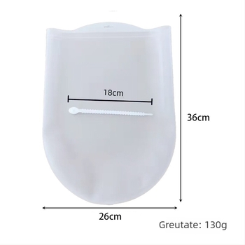 Pungă din silicon pentru frământat aluat cu mâna, antiaderentă, dimensiuni mari și mici, unelte de bucătărie
