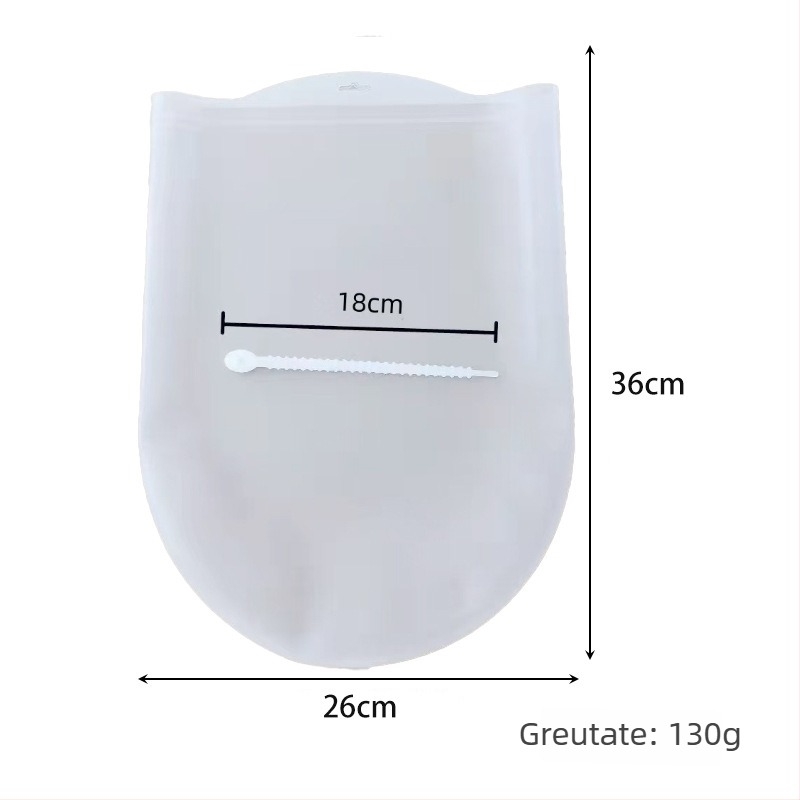 Pungă din silicon pentru frământat aluat cu mâna, antiaderentă, dimensiuni mari și mici, unelte de bucătărie