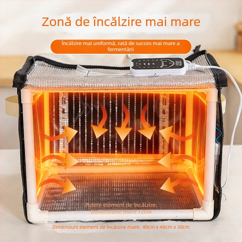 Cutie de fermentare cu temperatură constantă pentru uz casnic, dispozitiv de dospire a aluatului, fermentare iaurt și vin de orez