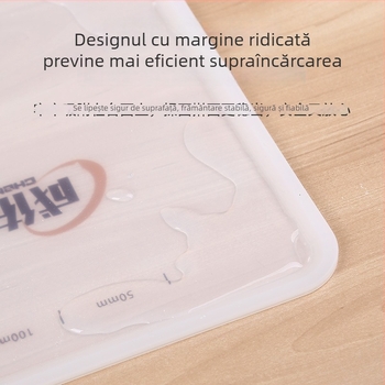 Covoraș de aluat din silicon cu model capybara, suprafață antiaderentă, groasă, pentru întindere și coacere acasă