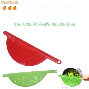 Placă de scurgere din plastic pentru bucătărie, cu filtru pentru fructe și legume, filtru pentru tăiței, protecție împotriva vărsării