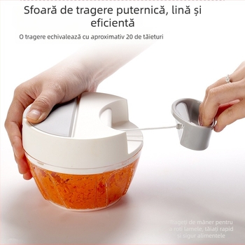Presă manuală de usturoi și procesor multifuncțional de legume pentru usturoi, ceapă și ghimbir, aparat de gătit pentru piure de dovleac și cartofi pentru bebeluși