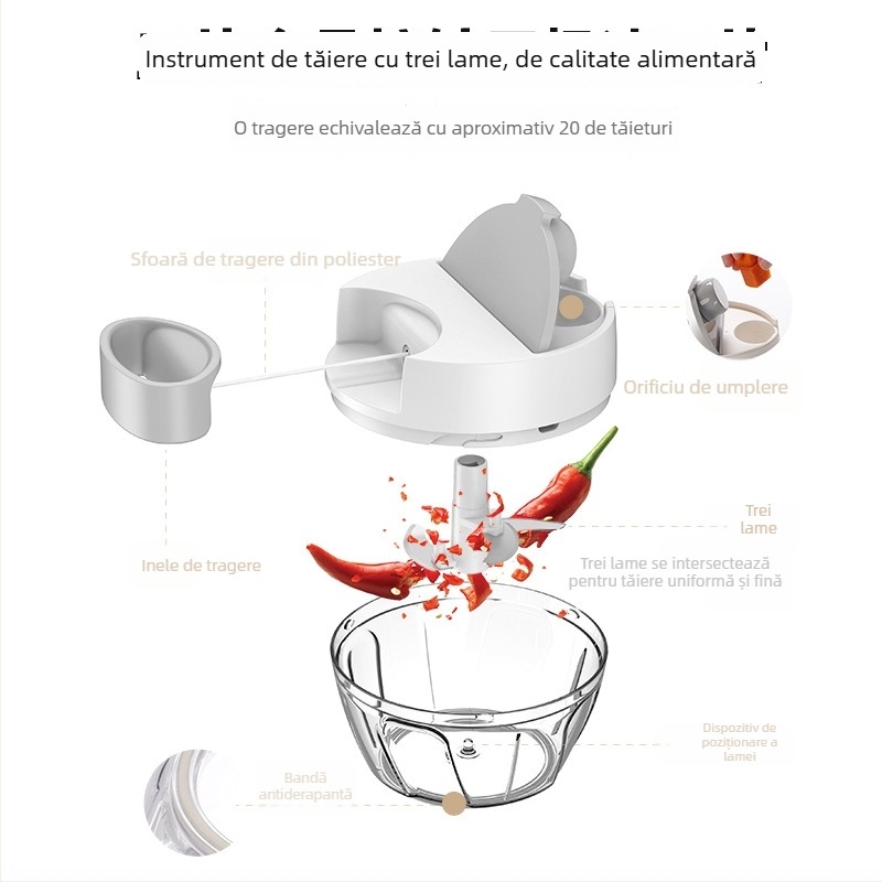 Presă manuală de usturoi și procesor multifuncțional de legume pentru usturoi, ceapă și ghimbir, aparat de gătit pentru piure de dovleac și cartofi pentru bebeluși