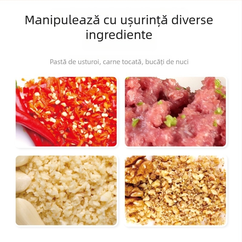Presă manuală de usturoi și procesor multifuncțional de legume pentru usturoi, ceapă și ghimbir, aparat de gătit pentru piure de dovleac și cartofi pentru bebeluși