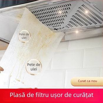 Hârtie filtrantă autoadezivă rezistentă la temperaturi pentru hota de bucătărie, absorbantă de grăsime