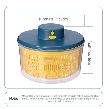 Dehidrator electric pentru legume și spinner de salată, coș pentru scurgerea apei, rezistent la temperaturi înalte