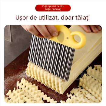 Tăietor din oțel inoxidabil pentru tăiței, ustensilă de bucătărie pentru acasă, tăiței în formă de floare, model Shanxi
