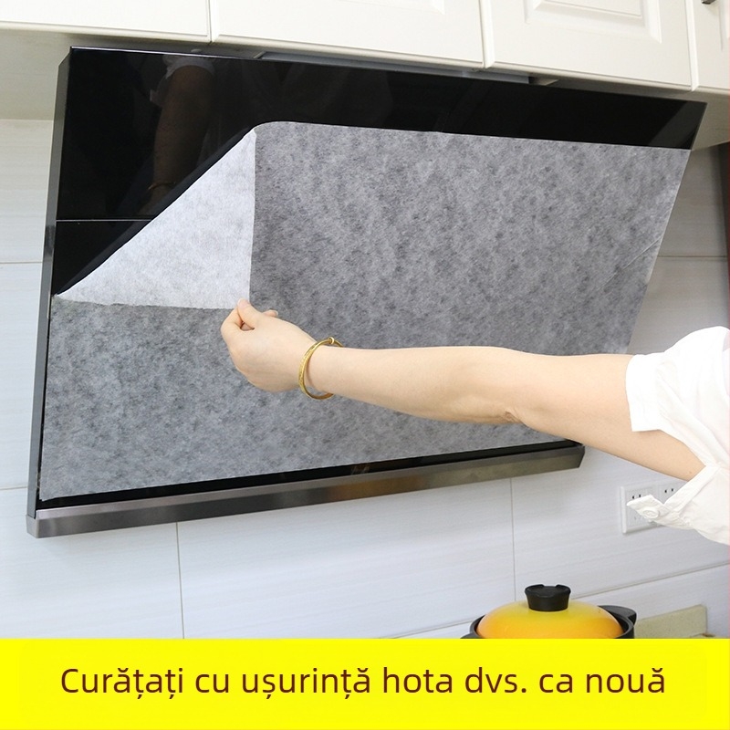 Filtru absorbant de ulei pentru hotă de bucătărie – hârtie de filtrare și fibre absorbante