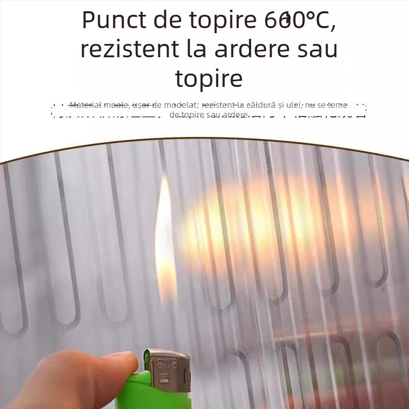 Protecție împotriva prafului sub aragaz cu placă izolatoare din folie de aluminiu