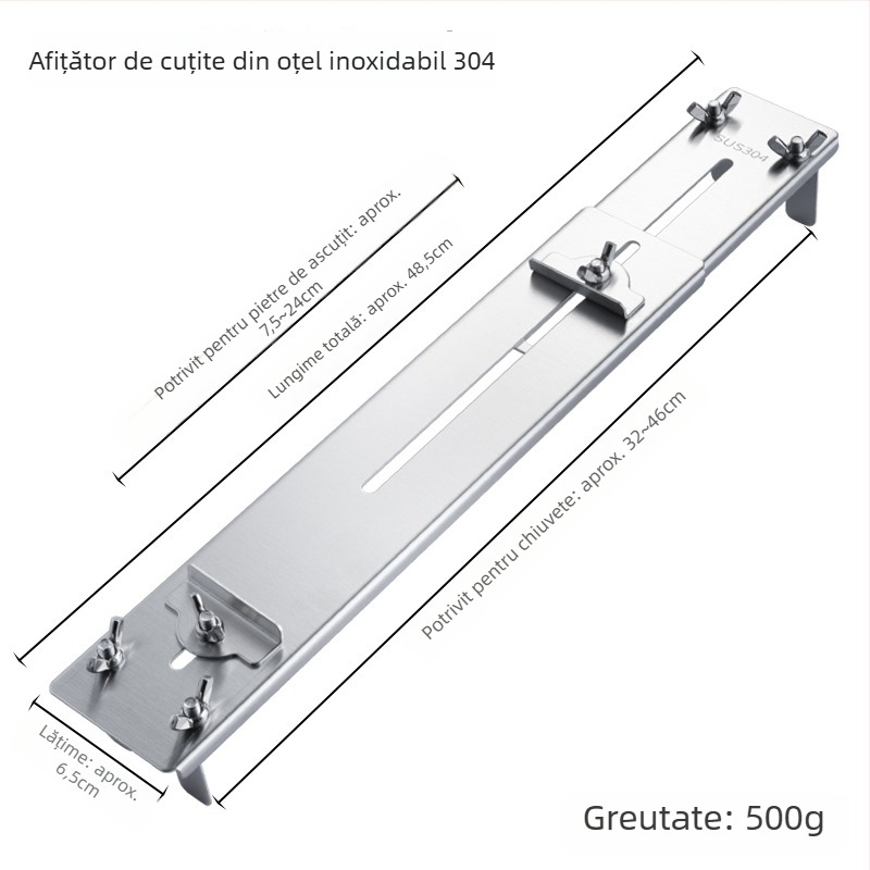 Suport pentru ascuțit cu piatră de ascuțit, din oțel inoxidabil, 304, ramă antiderapantă pentru chiuvetă