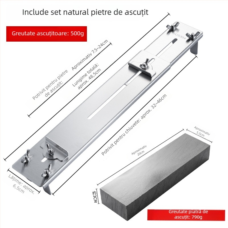 Suport pentru ascuțit cu piatră de ascuțit, din oțel inoxidabil, 304, ramă antiderapantă pentru chiuvetă