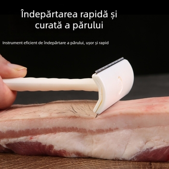 Instrument de bucătărie pentru pielea porcului, lamă ascuțită, multifuncțional