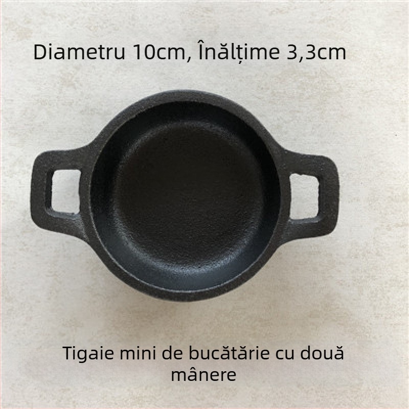 Set mini bucătărie pentru joacă, cu experiență de gătit reală, ustensile miniaturale, tigaie pentru omletă fără strat, în trei stiluri