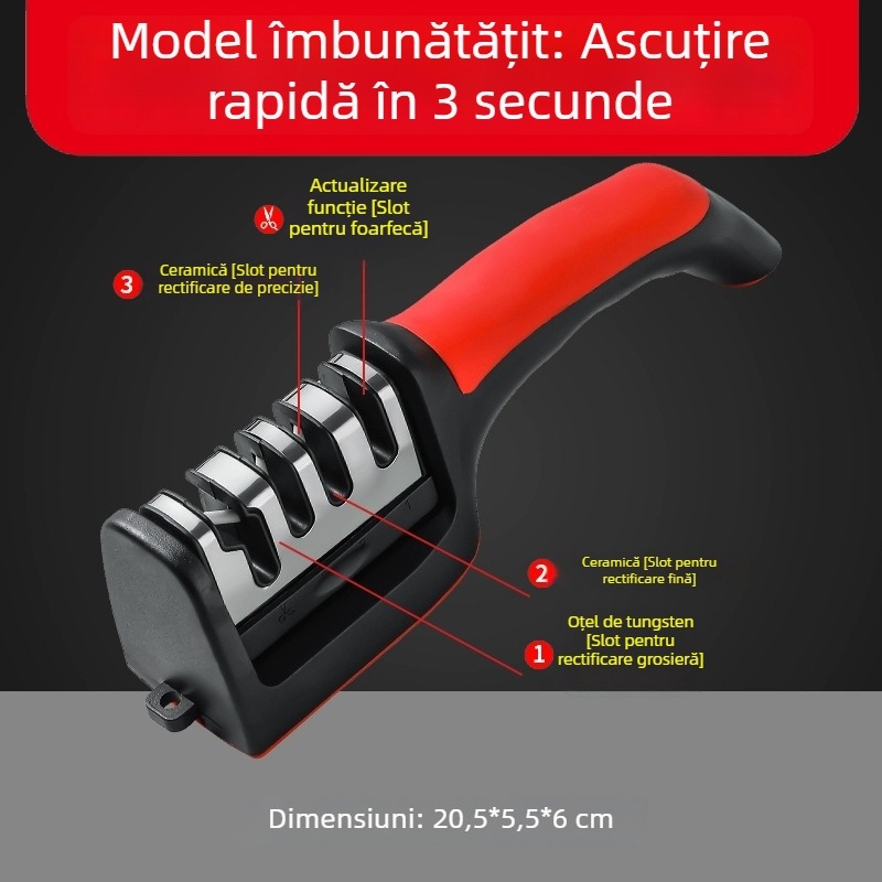 Instrument de ascuțit cuțite din piatră naturală pentru uz casnic și profesional