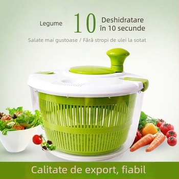 Dispozitiv de bucătărie multifuncțional pentru legume și fructe, capacitate 5 L, dehidrator, spălare și uscare, filtru de apă.