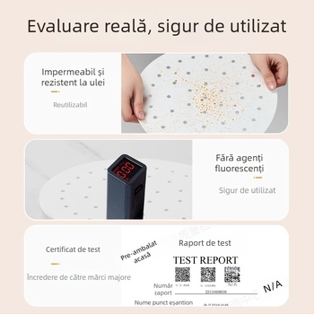 Hârtie de abur din silicon, de unică folosință, antiaderentă, pentru uz casnic