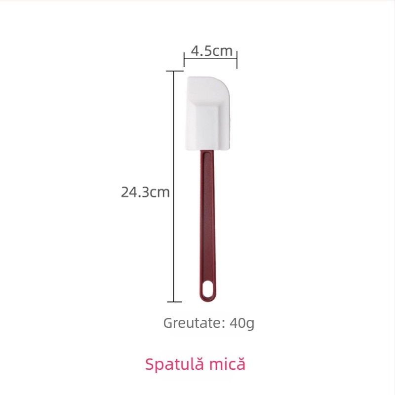 Set de 3 spatule din silicon rezistente la temperaturi înalte pentru coacere – spatulă pentru unt și cremă