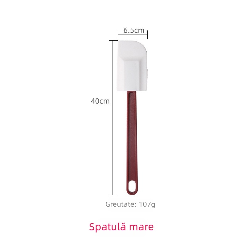 Set de 3 spatule din silicon rezistente la temperaturi înalte pentru coacere – spatulă pentru unt și cremă