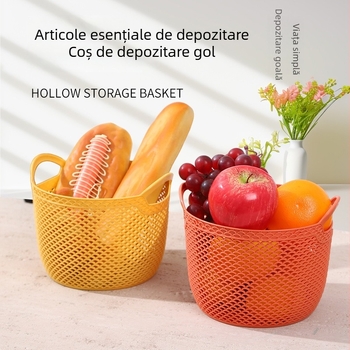 Coș de drenaj pentru fructe și legume, coș de depozitare pentru bucătărie și baie; organizator multifuncțional.