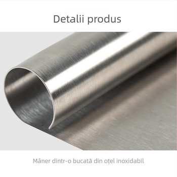Spatulă pentru aluat din oțel inoxidabil cu scară – pentru aluat, tăiței și paste