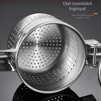 Dispozitiv manual din oțel inoxidabil, ustensilă de bucătărie multifuncțională pentru storcerea sucurilor, zdrobirea cartofilor și deshidratarea fructelor și legumelor