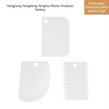 Set de trei unelte pentru decorarea torturilor – spatulă pentru cremă