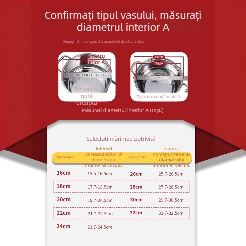 Grilă de aburi din oțel inoxidabil 316, clasă alimentară, suport universal pentru oală de lapte, tavă de abur înălțată și îngroșată