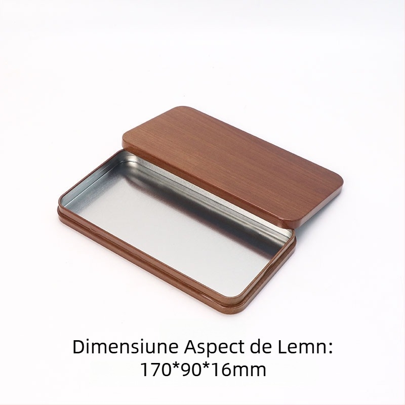 Cutie metalică Grasshopper pentru brichetă, set cadou cu foarfecă de unghii, 170×90×16 mm