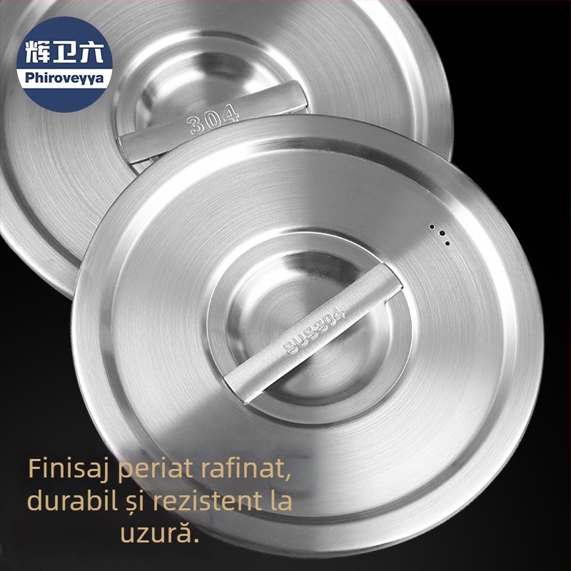 Capac din oțel inoxidabil 304, de calitate alimentară, pentru oală, multifuncțional, robust pentru uz casnic