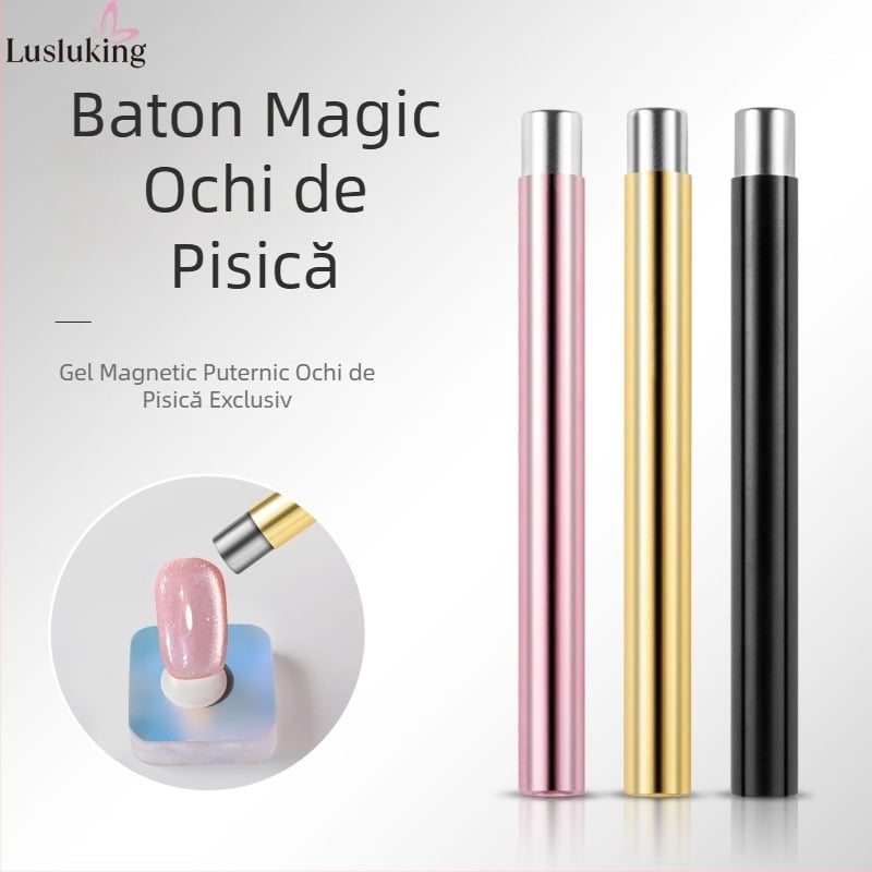 Unealtă magnetică pentru unghii Cat-Eye, magnet puternic pentru gel