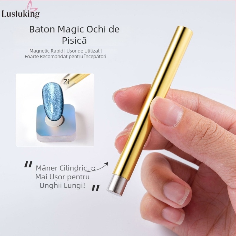 Unealtă magnetică pentru unghii Cat-Eye, magnet puternic pentru gel