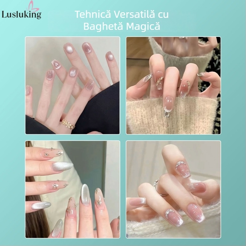 Unealtă magnetică pentru unghii Cat-Eye, magnet puternic pentru gel
