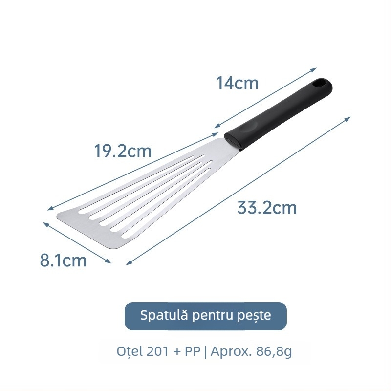 Set de unelte pentru grătar din oțel inoxidabil – unelte de exterior, spatulă pentru fripturi, accesorii de bucătărie