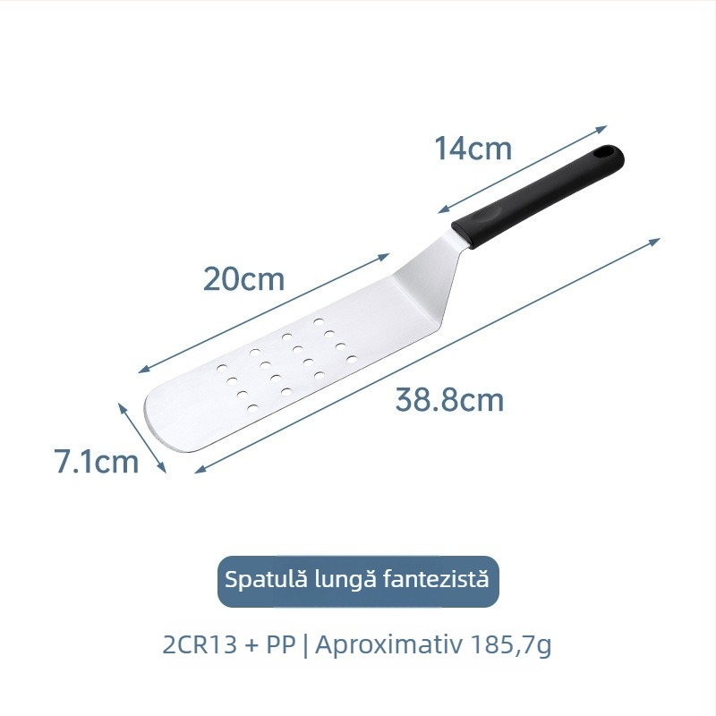 Set de unelte pentru grătar din oțel inoxidabil – unelte de exterior, spatulă pentru fripturi, accesorii de bucătărie