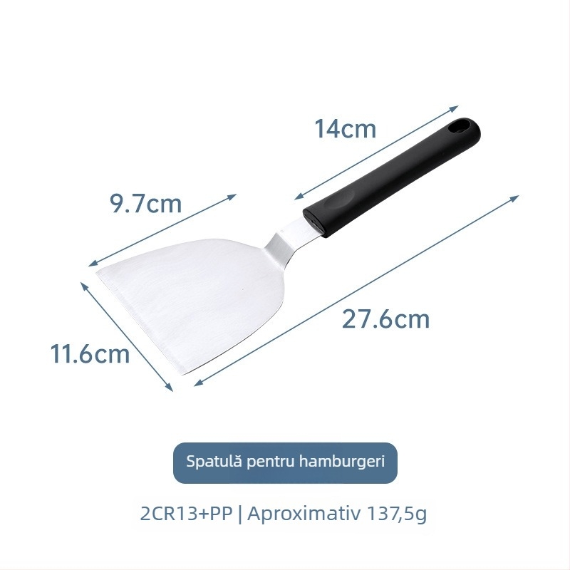 Set de unelte pentru grătar din oțel inoxidabil – unelte de exterior, spatulă pentru fripturi, accesorii de bucătărie