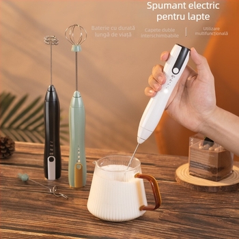 Frecător manual mini pentru lapte și ouă, frecător electric pentru cafea, amestecător de lapte, model J-17