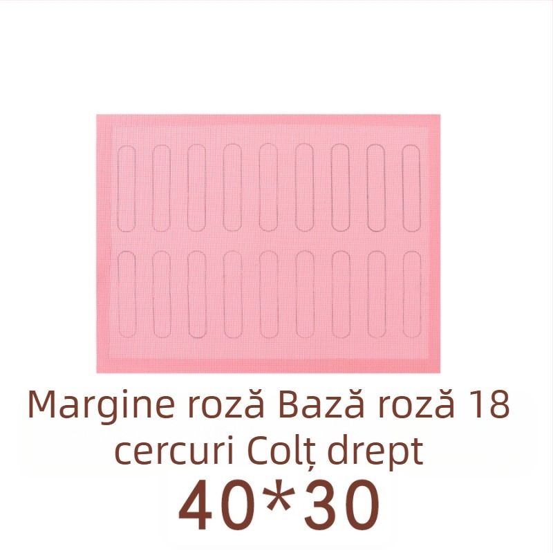 Covoraș de copt din silicon cu fibre de sticlă, antiaderent, rezistent la temperaturi înalte