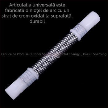 Articulație universală cu arc pentru umbrelă de pescuit, 22 mm
