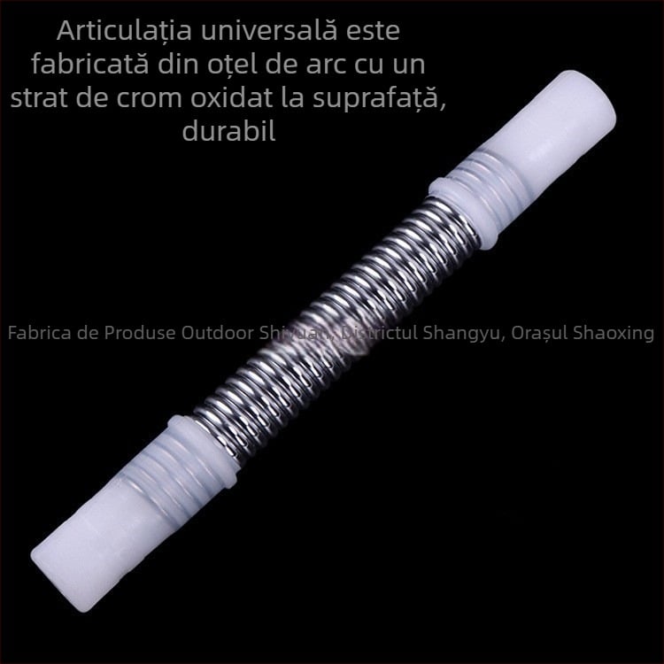 Articulație universală cu arc pentru umbrelă de pescuit, 22 mm