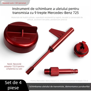 Unealtă pentru schimbul de ulei al transmisiei Mercedes-Benz cu 9 trepte 725.0, verificare nivel ulei 9G și reglare trepte, cheie specială de demontaj/montaj pentru reparații auto