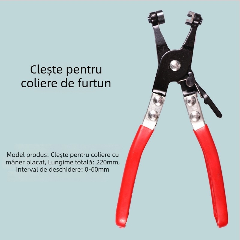 Clește pentru furtun de apă auto, gură dreaptă