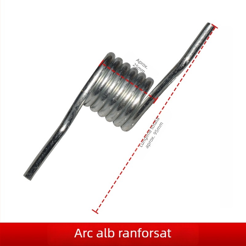Arc de revenire orizontal pentru cric hidraulic de 3 tone – arc de torsion, arc de revenire pentru mânerul superior în service auto