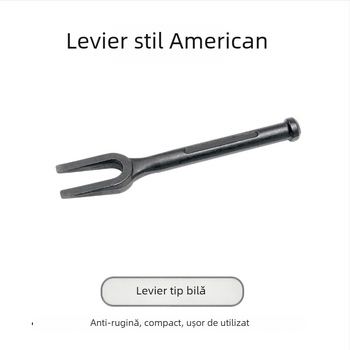 New Worker Crowbar cu formă de furcă, Instrument de demontare multifuncțional pentru reparații auto, Rezistent, Stil american, TD1543