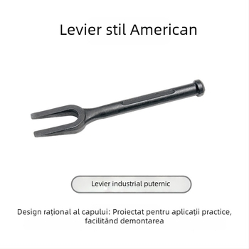 New Worker Crowbar cu formă de furcă, Instrument de demontare multifuncțional pentru reparații auto, Rezistent, Stil american, TD1543